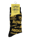 Shots Sexy Socks Sexy Words