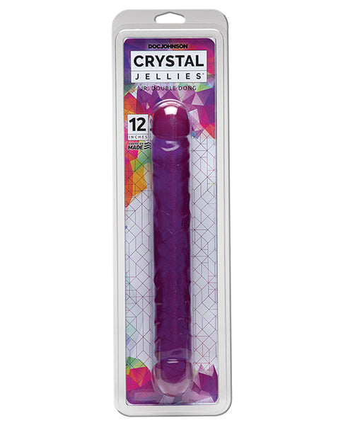 Crystal Jellies Jr Double Dong 12 Inch