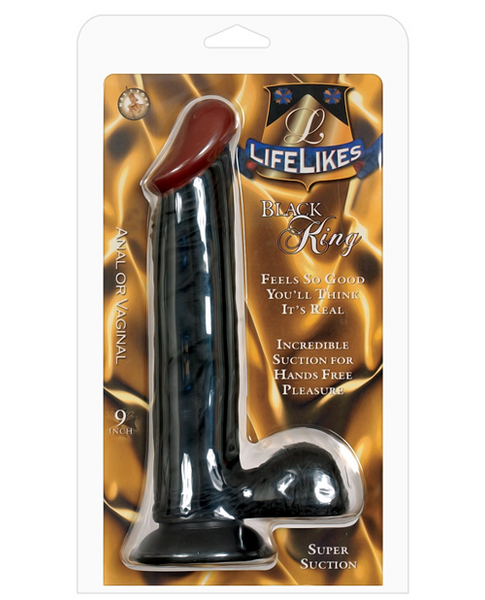 Lifelikes Black Knight 9" Dong w/Suction Cup